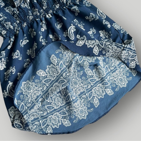 Indulge Blue Paisley Dress - Picture 11 of 16